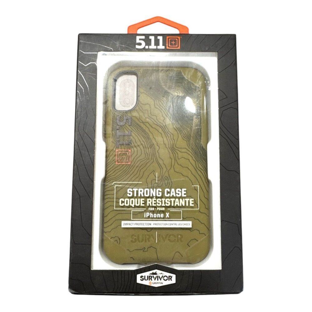 5.11 Tactical Strong Case for iPhone X by Griffin Survivor GB44078 Camo Protect